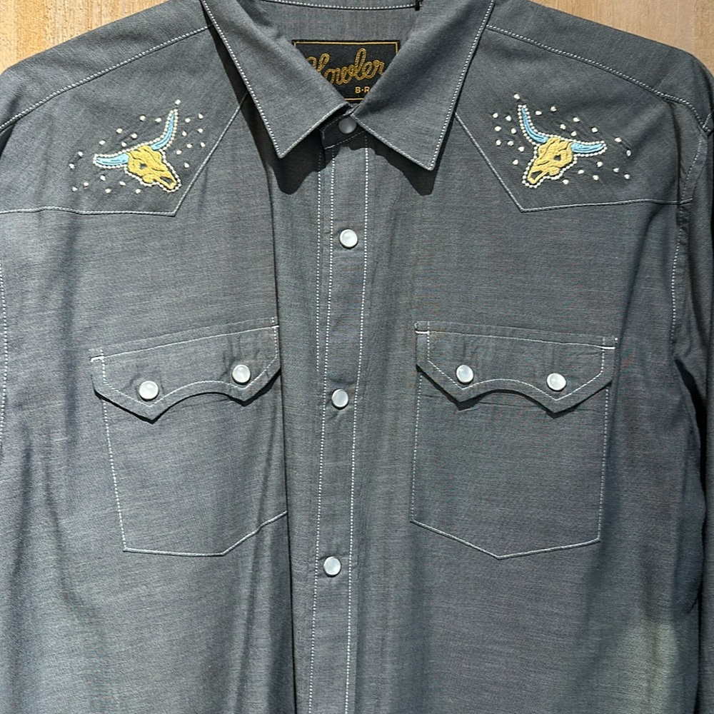 Rare Howler Bros Crosscut Deluxe shirt with Desert Trip motif